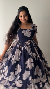 Daisy Navy Blue Maxi